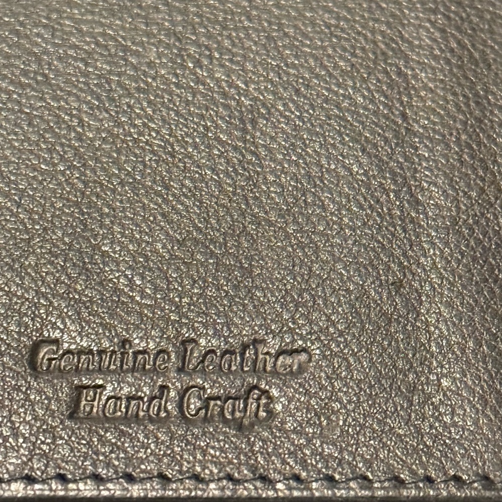 Men’s Genuine Leather Rodeo/Checkbook Wallet with ID window - Picture 3 of 4